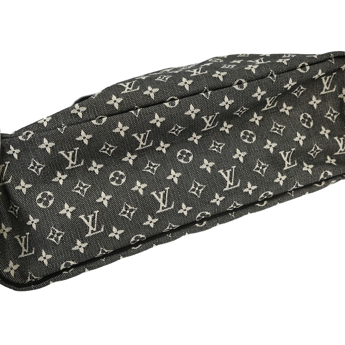 Louis Vuitton Lucille Mini Lin Black Canvas Handbag (Pre-Owned)