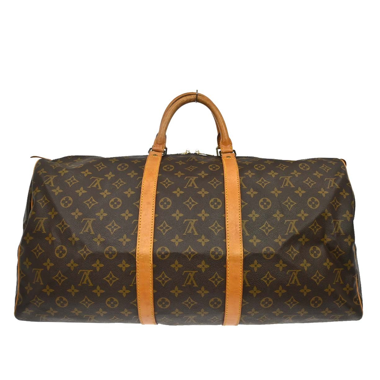 Louis Vuitton Keepall Monogram Canvas Brown Canvas Travel Bag Bag (Pre-Owned)