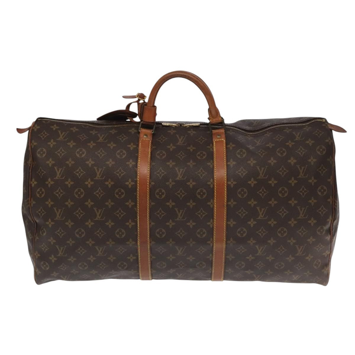 Louis Vuitton Keepall Monogram Canvas Brown Canvas Travel Bag Bag (Pre-Owned)
