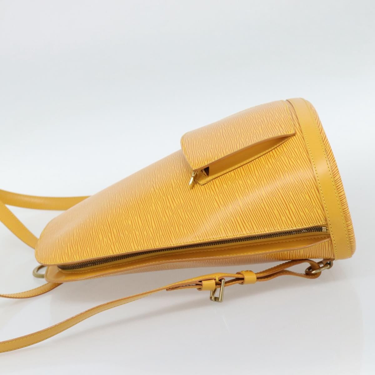 Louis Vuitton Gobelins Epi Leather Yellow Leather Backpack Bag (Pre-Owned)