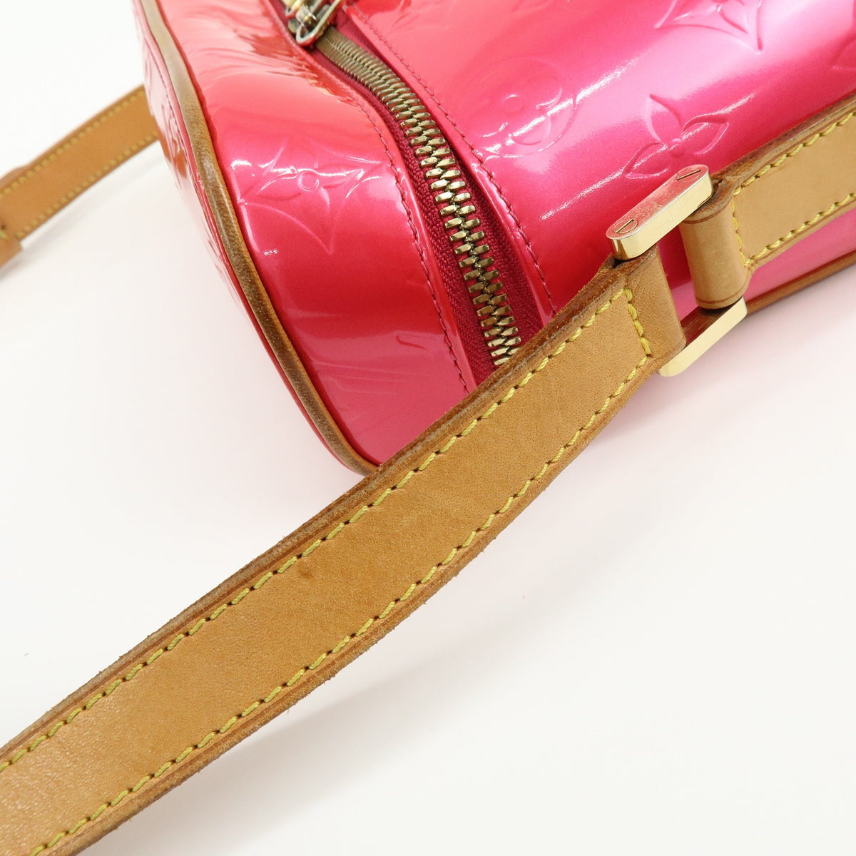 Louis Vuitton Sullivan Monogram Vernis Pink Patent_Leather Shoulder Bag Bag (Pre-Owned)