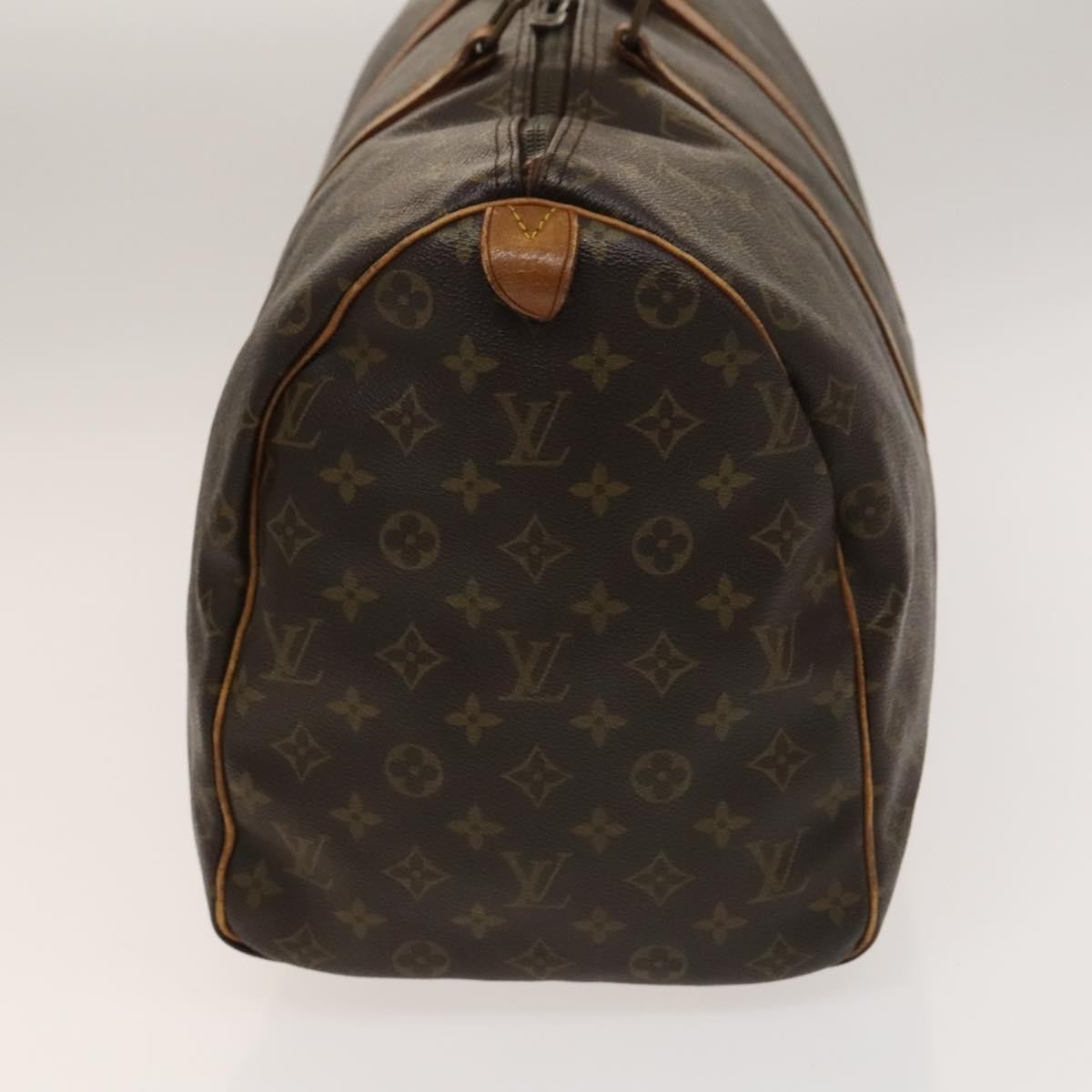 Louis Vuitton Keepall Monogram Canvas Brown Canvas Travel Bag Bag (Pre-Owned)
