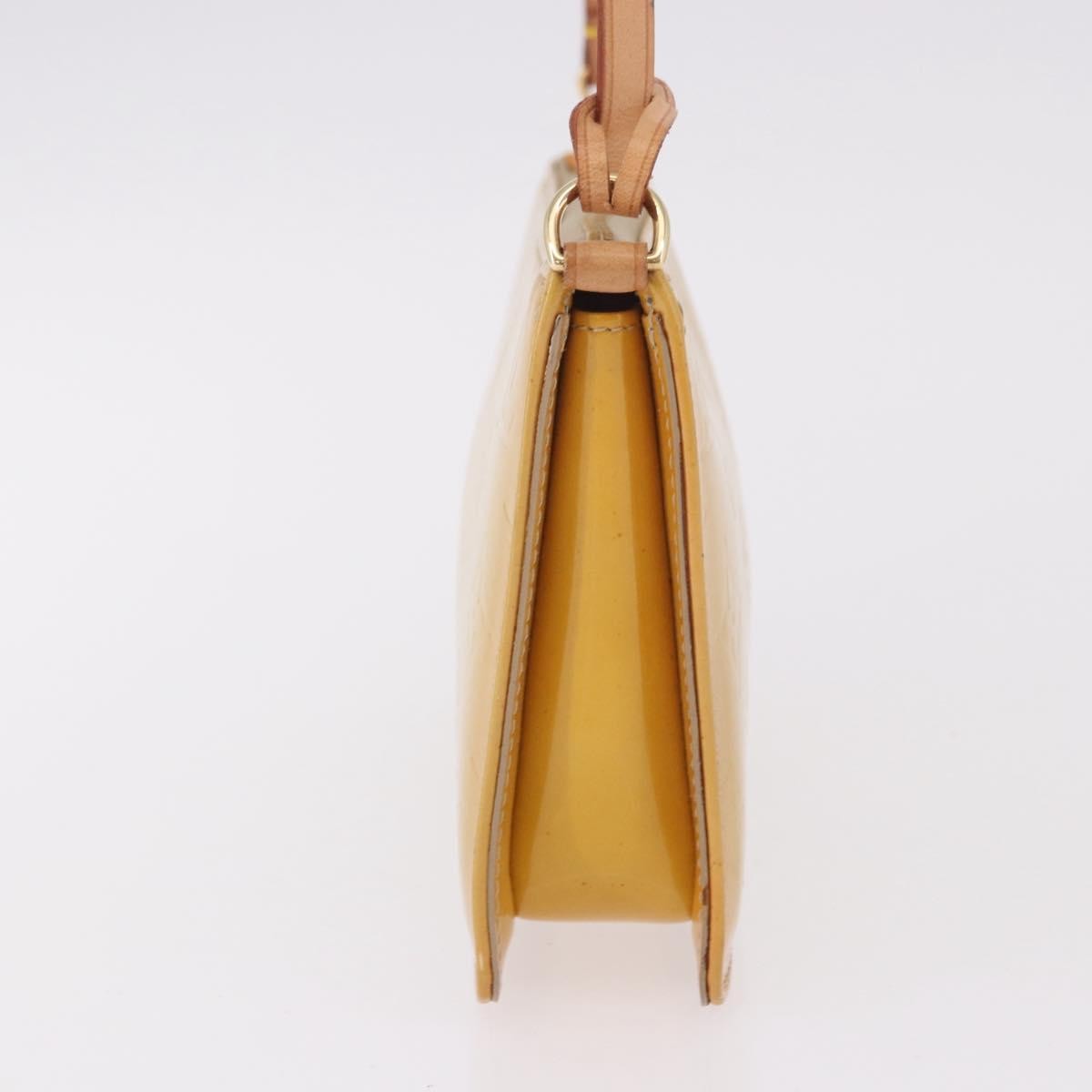 Louis Vuitton Lexington Pochette Patent Leather Beige Patent_Leather Clutche & Pouche Bag (Pre-Owned)