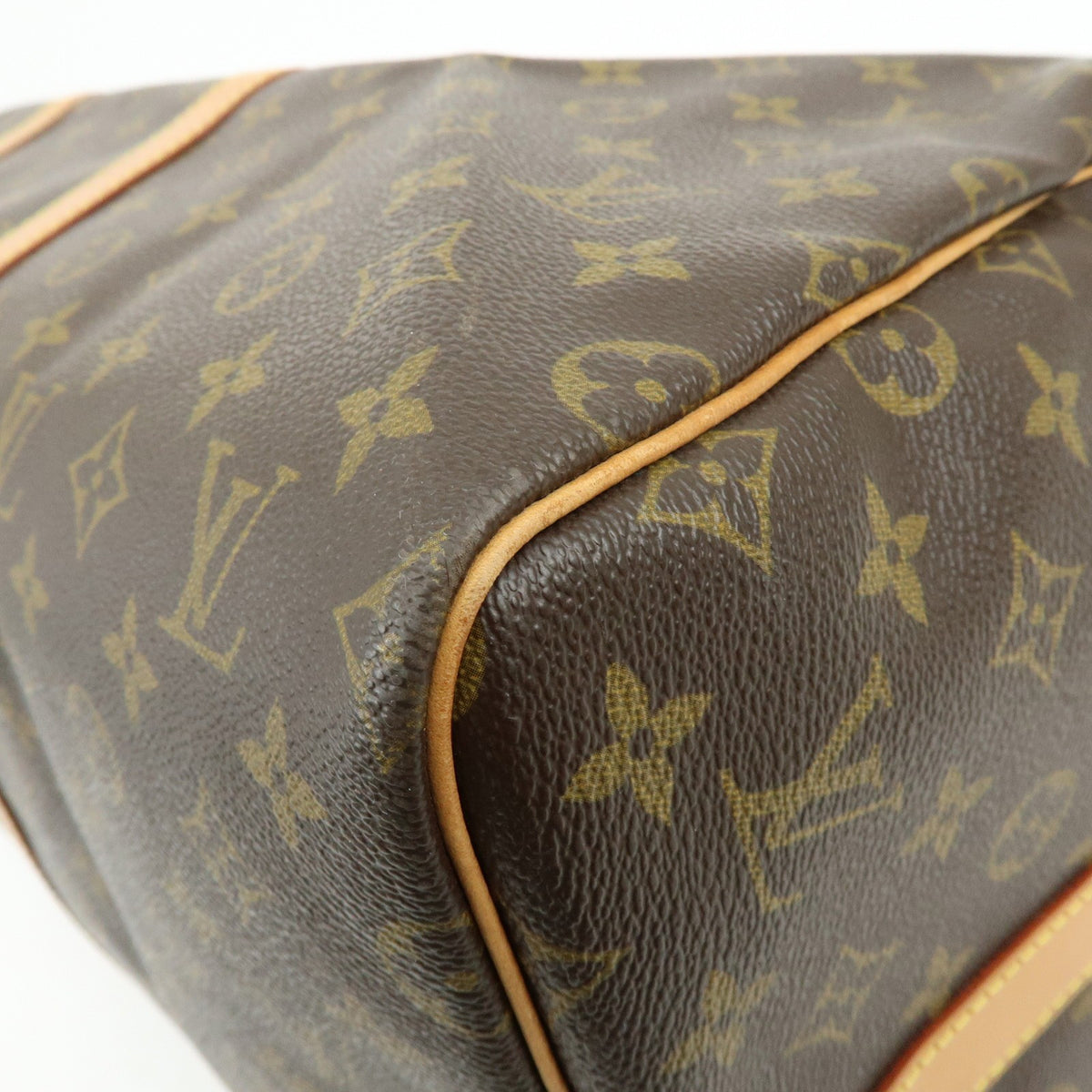 Louis Vuitton Keepall Bandouliere Monogram Canvas Brown Canvas Travel Bag Bag (Pre-Owned)