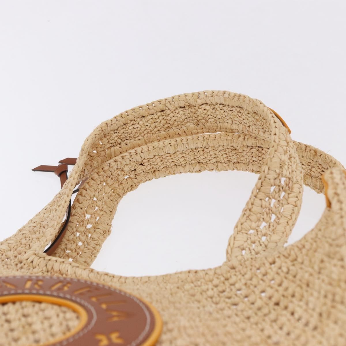 Louis Vuitton Onthego Tote By The Pool Crochet Raffia Beige Wicker Tote Bag Bag (Pre-Owned)