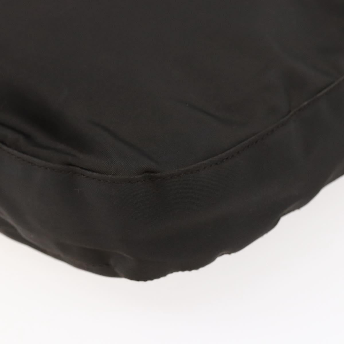 Prada Resin Chain Nylon Brown Nylon Shoulder Bag Bag (Pre-Owned)