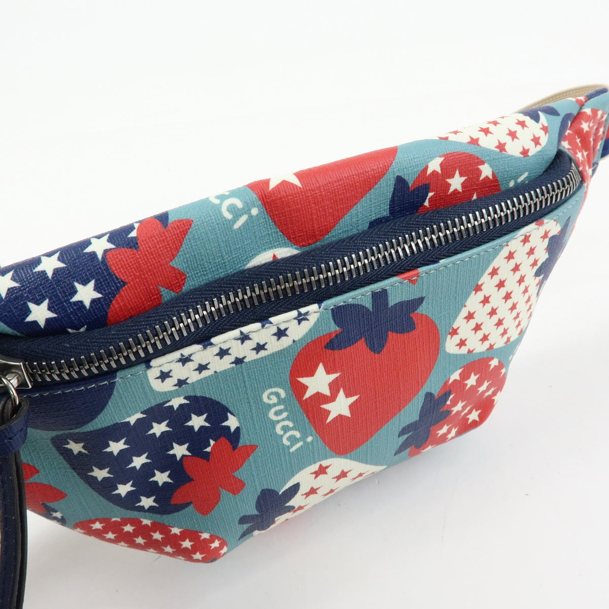 Gucci Children's Belt Printed Coated Canvas Multicolour Canvas Handbag (Pre-Owned)