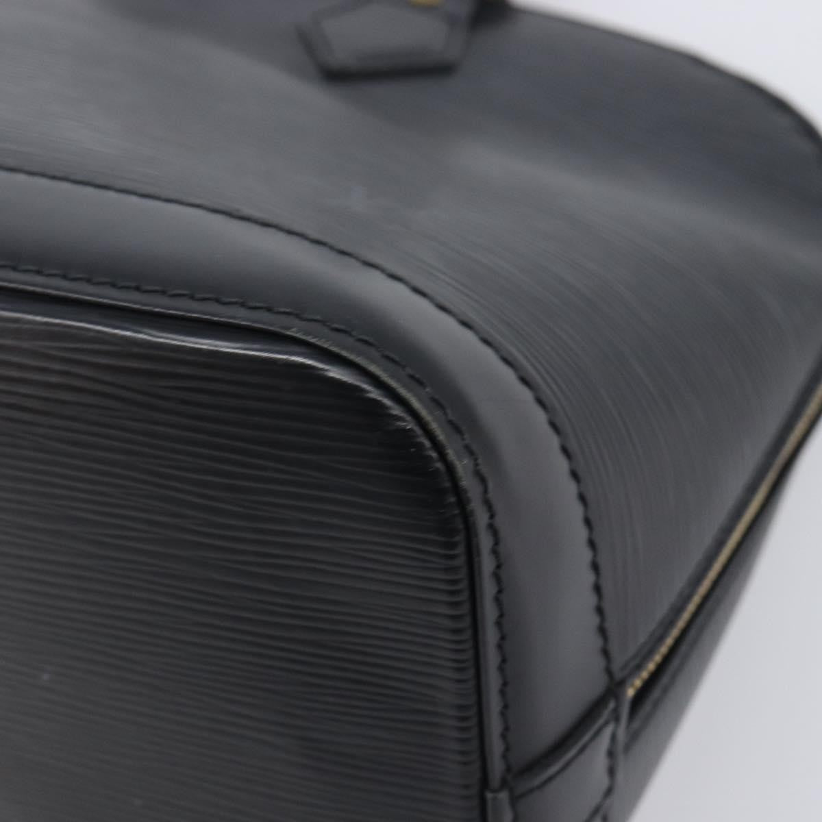 Louis Vuitton Vintage Alma Epi Leather Black Leather Handbag (Pre-Owned)