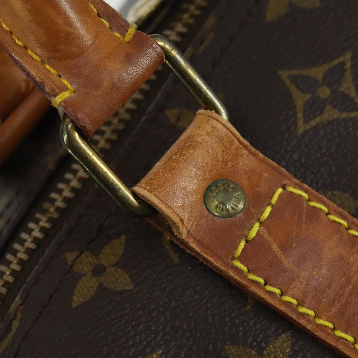 Louis Vuitton Keepall Monogram Canvas Brown Canvas Travel Bag Bag (Pre-Owned)