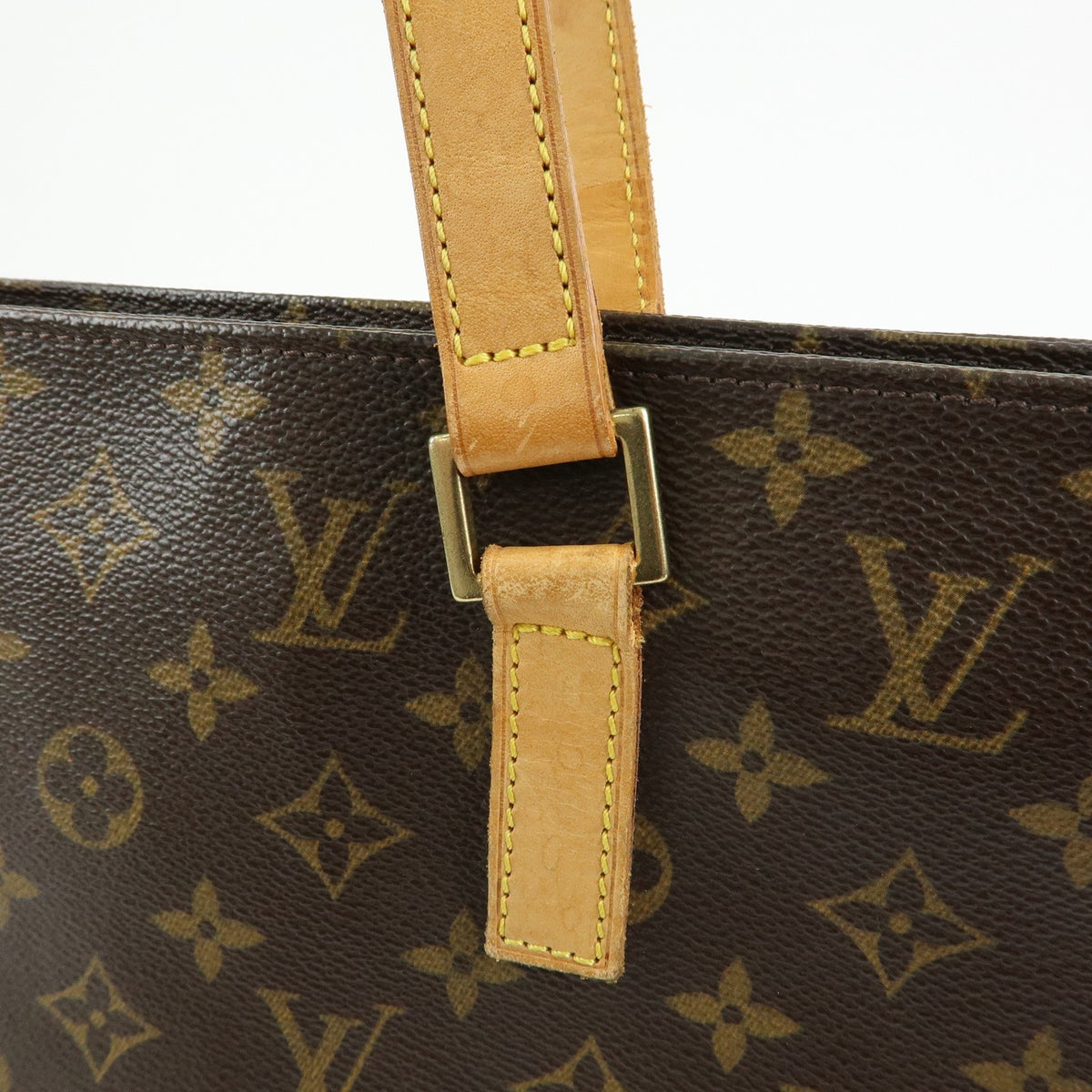 Louis Vuitton Luco Monogram Canvas Brown Canvas Handbag (Pre-Owned)