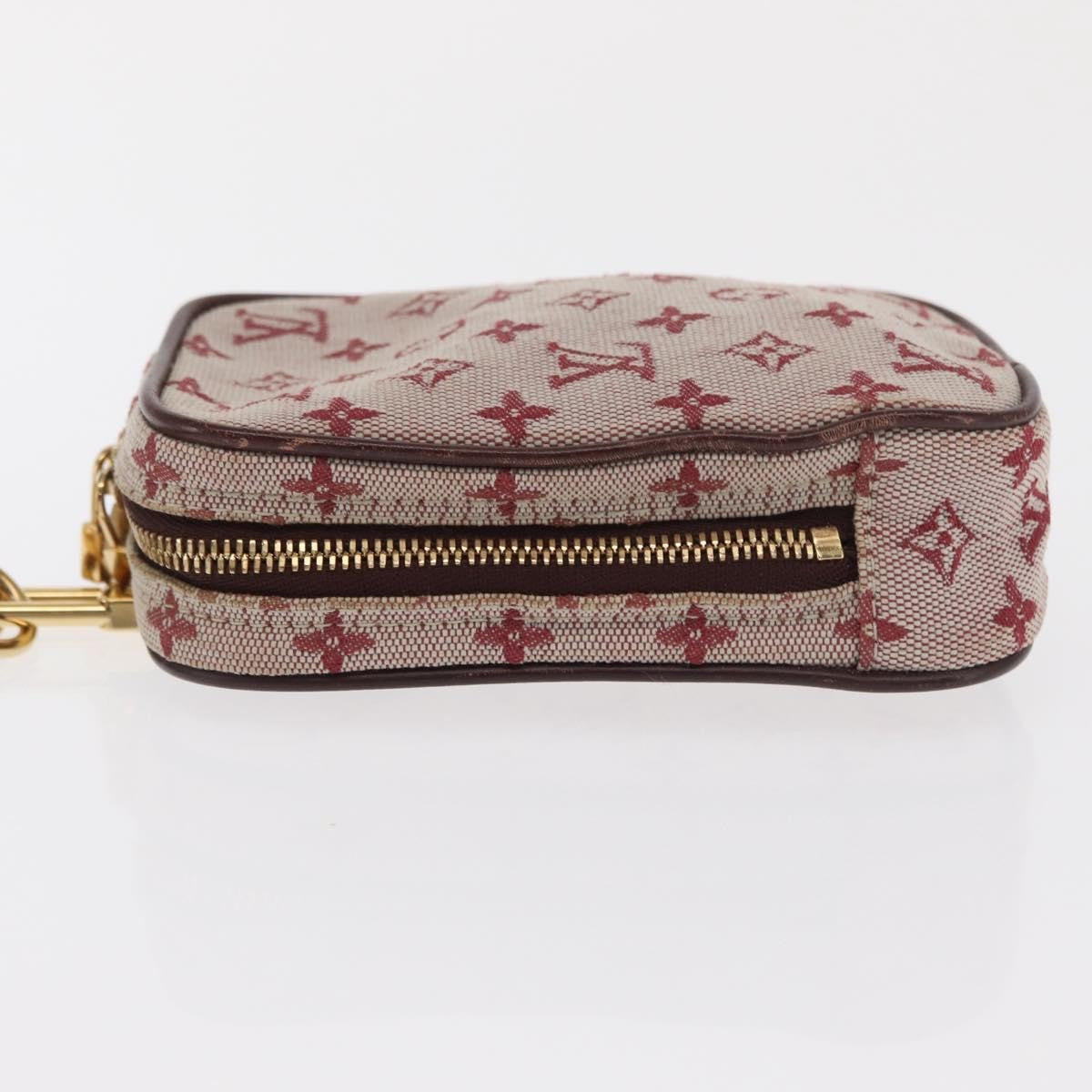 Louis Vuitton Camera Mini Lin Red Canvas Clutche & Pouche Bag (Pre-Owned)