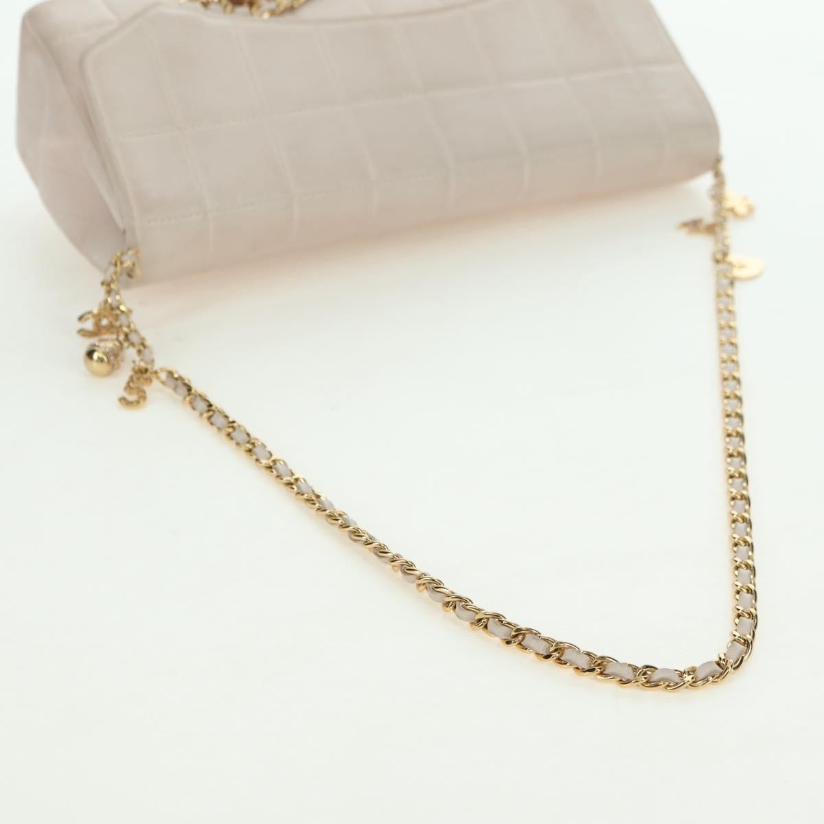 Chanel Chocolate Bar Accordion Reissue Flap Quilted Lambskin Pink_Gold Leather Handbag (Pre-Owned)