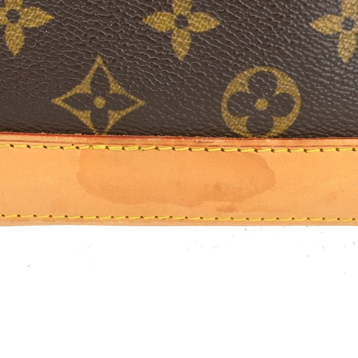 Louis Vuitton Lockit Monogram Brown Canvas Handbag (Pre-Owned)