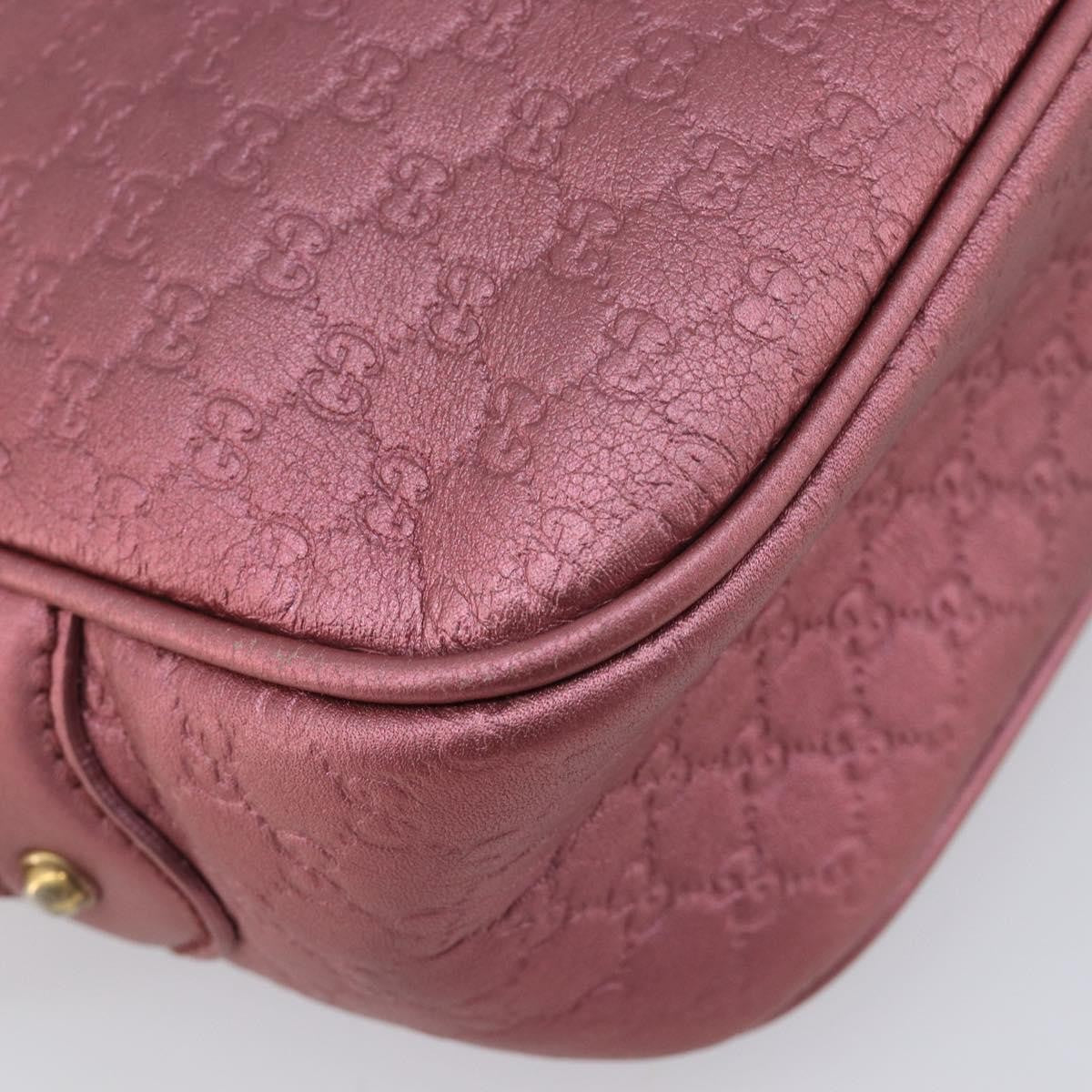 Gucci Sunshine Disco Microguccissima Leather Pink Leather Crossbody Bag Bag (Pre-Owned)