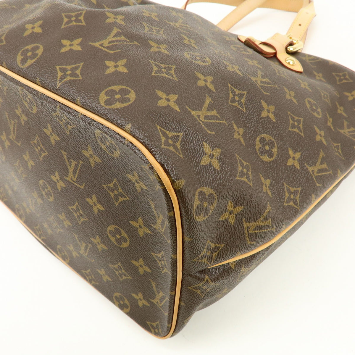 Louis Vuitton Palermo Monogram Canvas Brown Canvas Handbag (Pre-Owned)