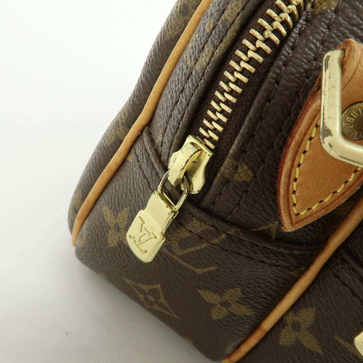Louis Vuitton Reporter Monogram Canvas Brown Canvas Shoulder Bag Bag (Pre-Owned)