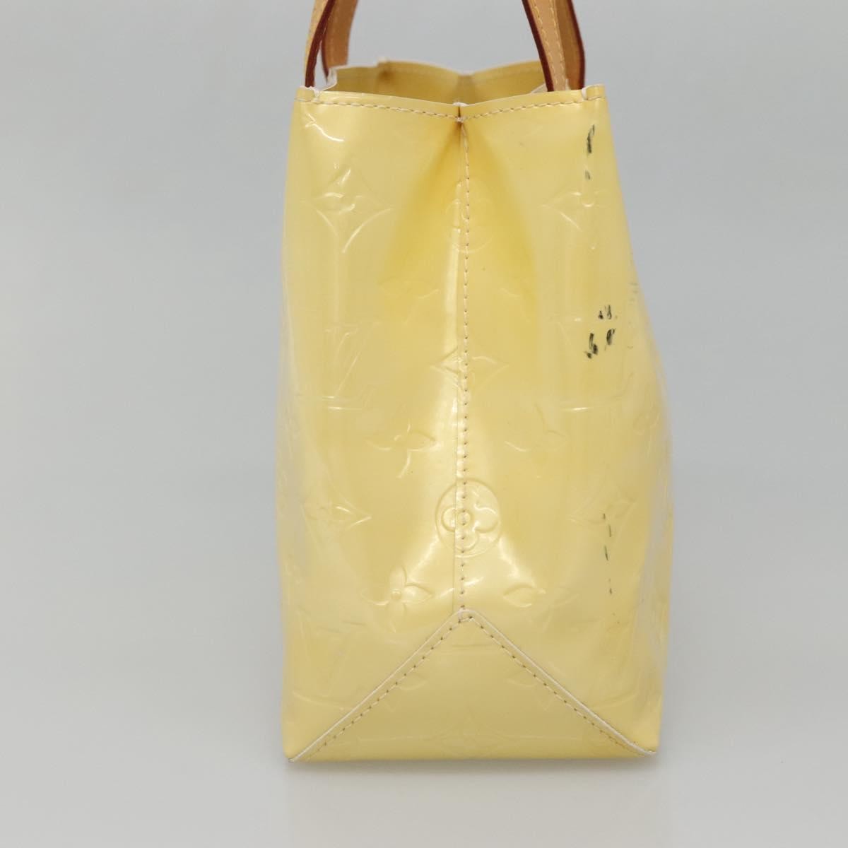 Louis Vuitton Reade Monogram Vernis Ecru Patent_Leather Bag (Pre-Owned)