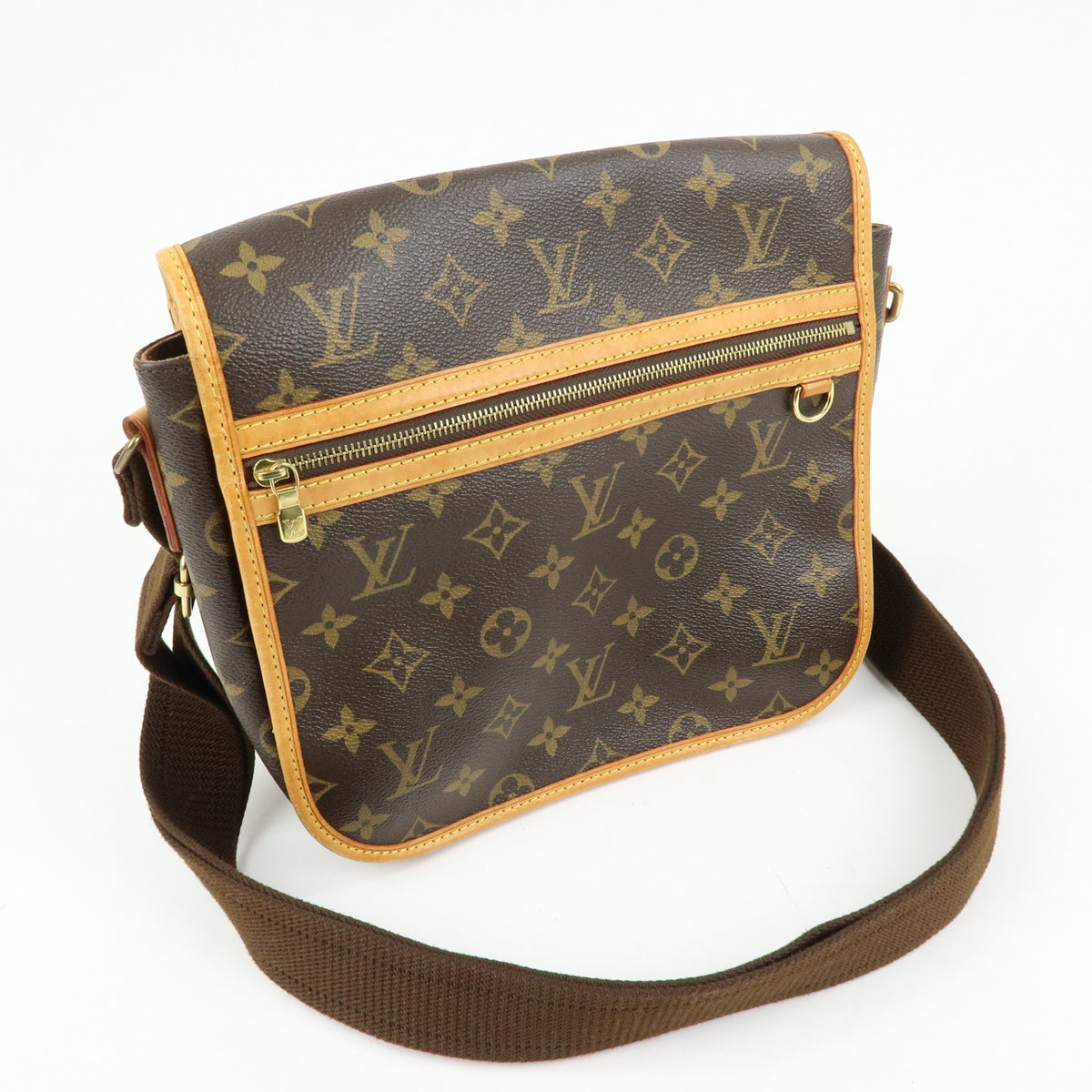 Louis Vuitton Bosphore Messenger Monogram Canvas Brown Canvas Handbag (Pre-Owned)