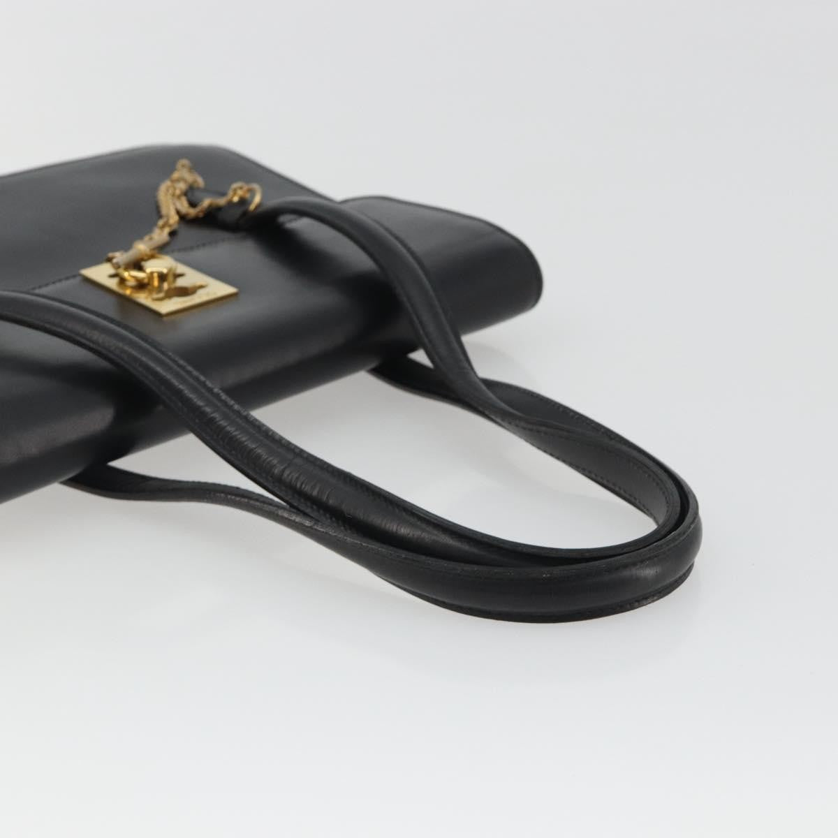 Celine Handbag Leather Black Leather Handbag (Pre-Owned)