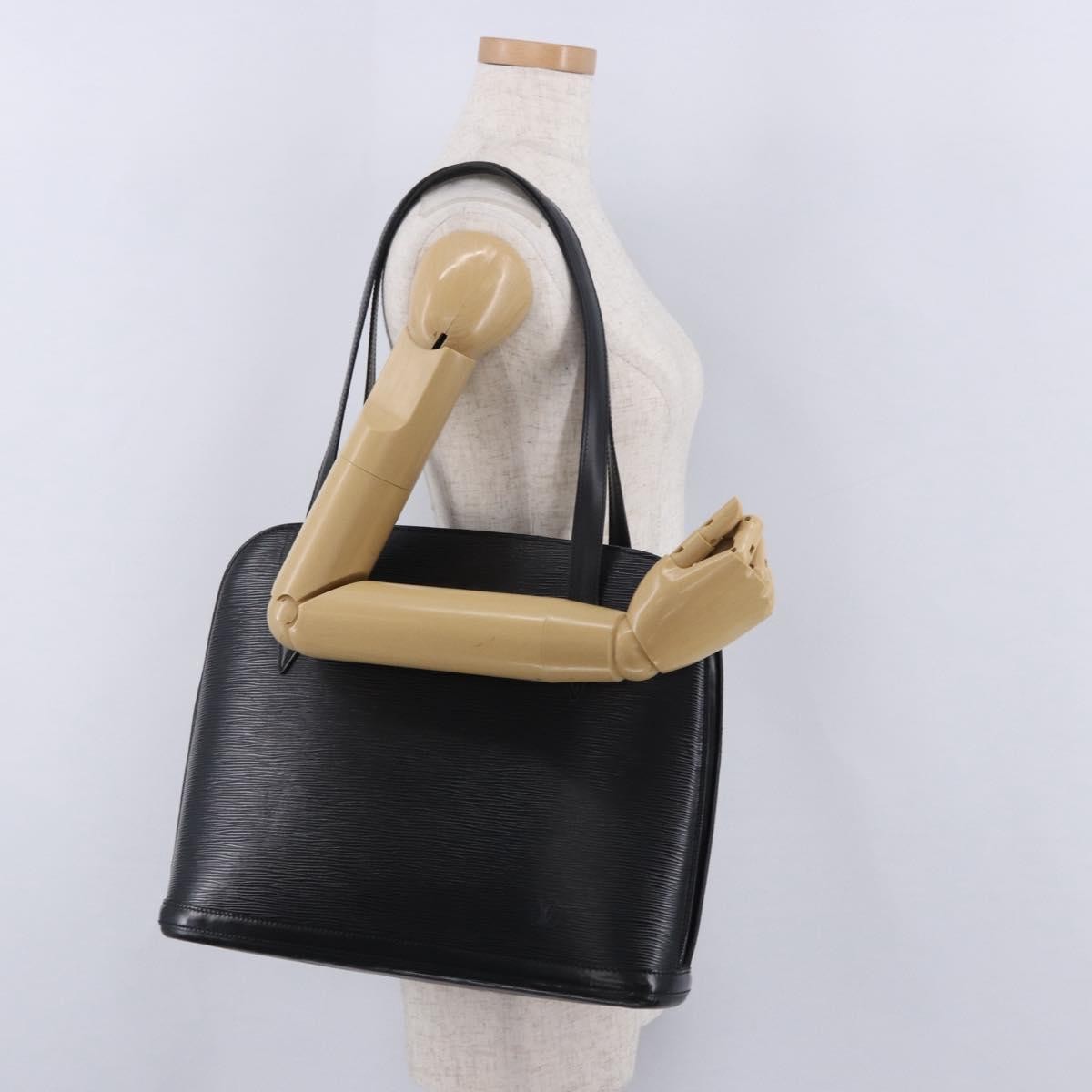 Louis Vuitton Lussac Epi Leather Black Leather Shoulder Bag Bag (Pre-Owned)