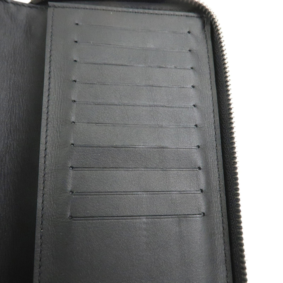Louis Vuitton Zippy Wallet Vertical Leather Black Leather Wallets Accessory (Pre-Owned)
