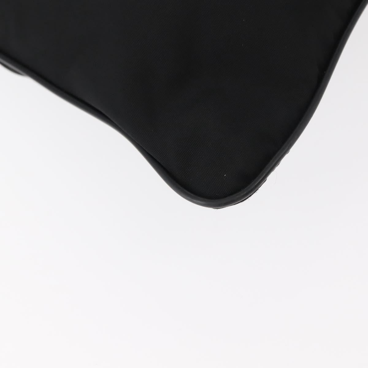 Prada Flat Messenger Tessuto Black Nylon Shoulder Bag Bag (Pre-Owned)