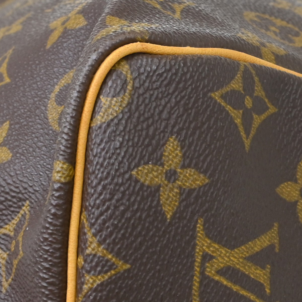 Louis Vuitton Keepall Bandouliere Monogram Canvas Brown Canvas Travel Bag Bag (Pre-Owned)
