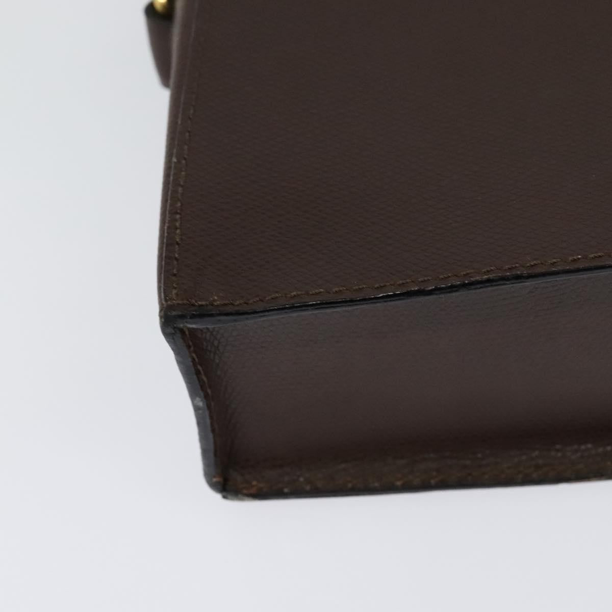 Celine Vintage Turnlock Leather Brown Leather Shoulder Bag Bag (Pre-Owned)