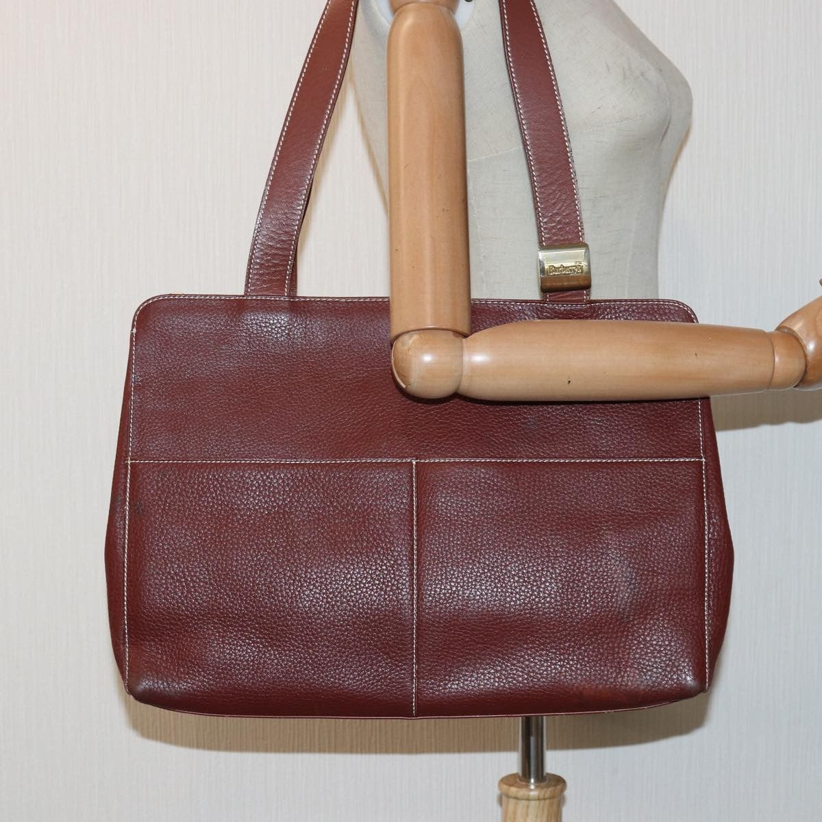 Burberry Vintage Leather Brown Leather Tote Bag Bag (Pre-Owned)