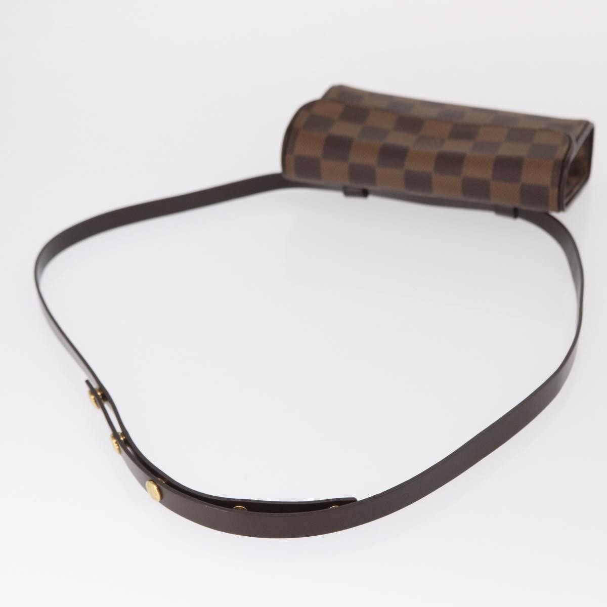 Louis Vuitton Florentine Waist Monogram Canvas Brown Canvas Clutche & Pouche Bag (Pre-Owned)