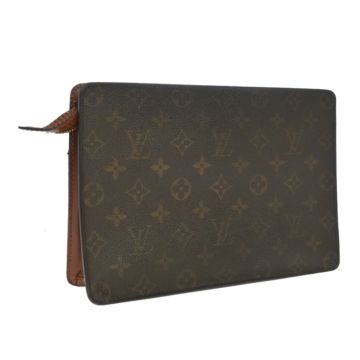Louis Vuitton Pochette Homme Monogram Canvas Brown Canvas Clutche & Pouche Bag (Pre-Owned)