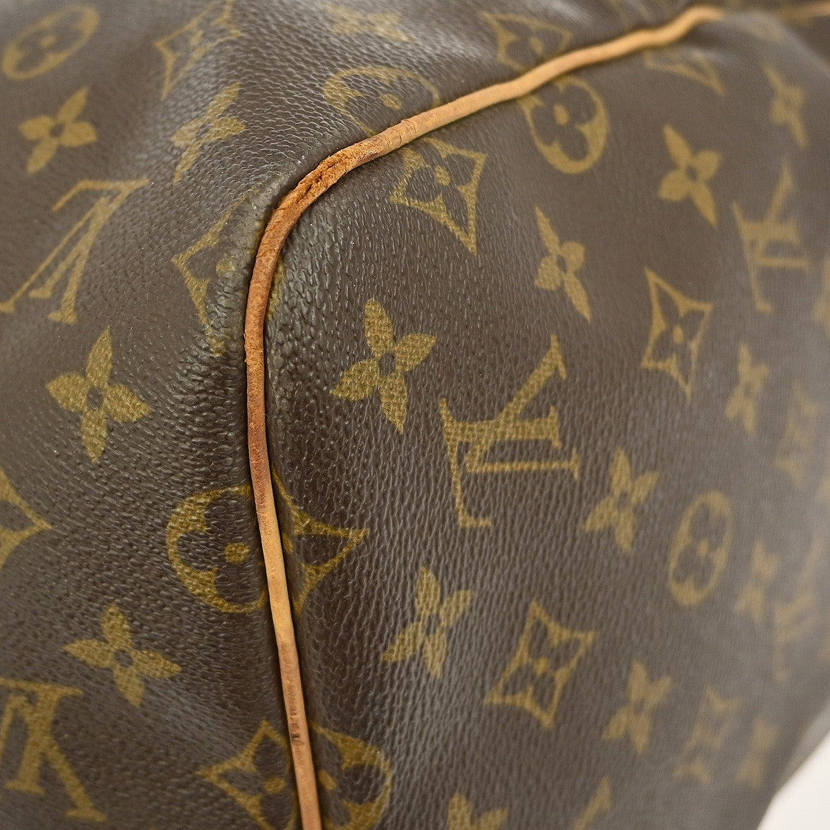 Louis Vuitton Keepall Monogram Canvas Brown Canvas Travel Bag Bag (Pre-Owned)