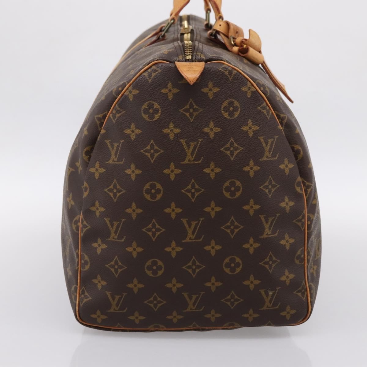 Louis Vuitton Keepall Monogram Canvas Brown Canvas Travel Bag Bag (Pre-Owned)