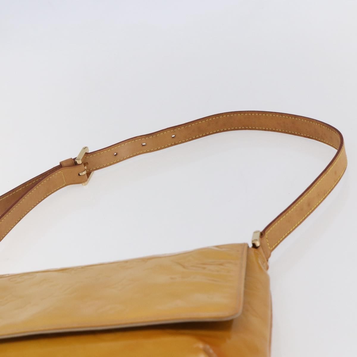 Louis Vuitton Thompson Street Monogram Vernis Beige Patent_Leather Shoulder Bag Bag (Pre-Owned)