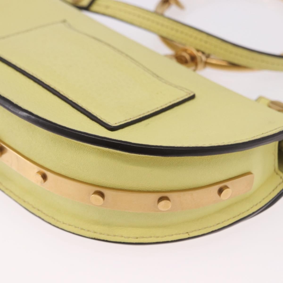 Chloe Nile Leather Yellow Leather Handbag (Pre-Owned)