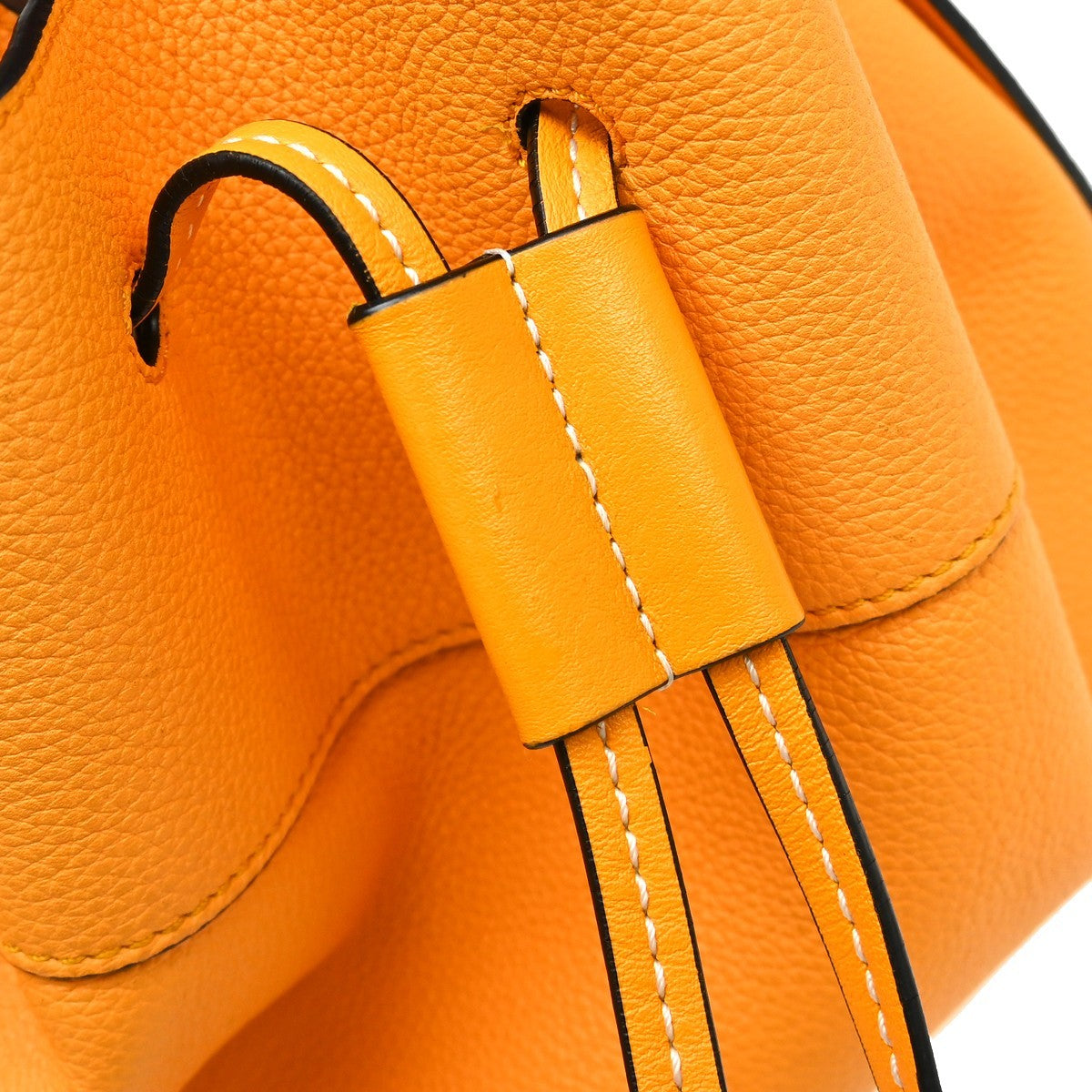 Loewe Hammock Leather Orange Leather Handbag (Pre-Owned)