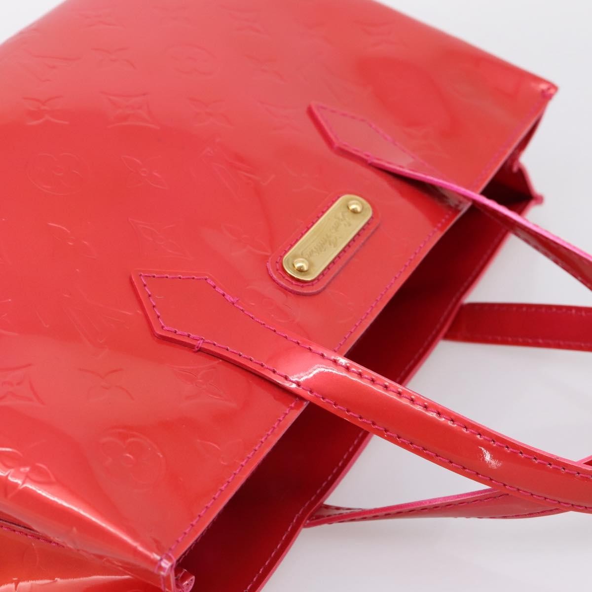 Louis Vuitton Wilshire Monogram Vernis Pink Patent_Leather Tote Bag Bag (Pre-Owned)