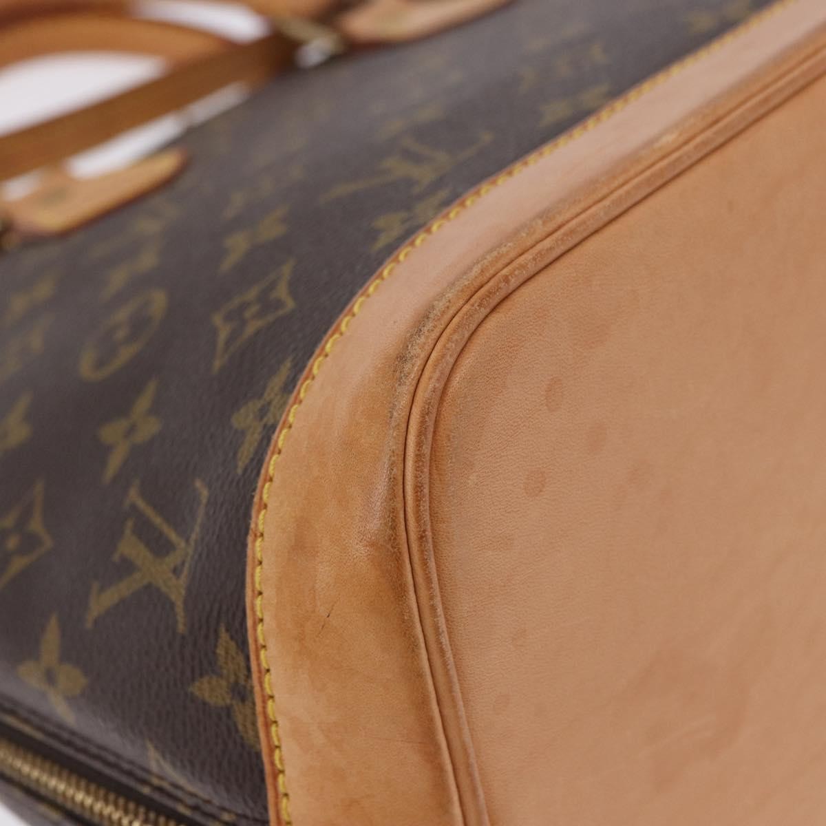 Louis Vuitton Alma Monogram Canvas Brown Canvas Handbag (Pre-Owned)