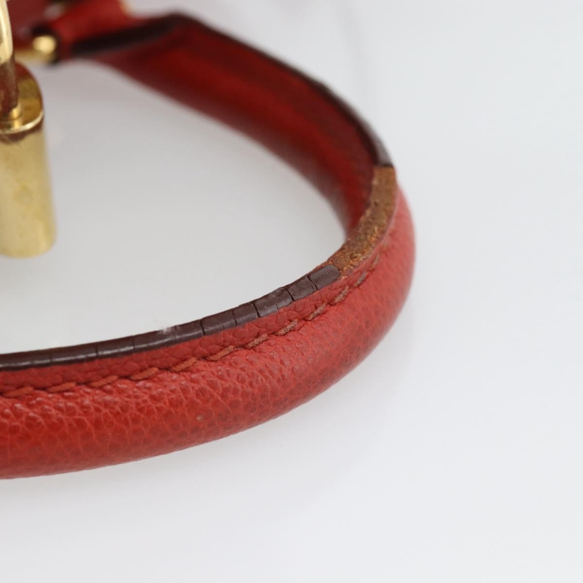 Louis Vuitton Speedy Bandouliere Monogram Empreinte Leather Red Leather Handbag (Pre-Owned)