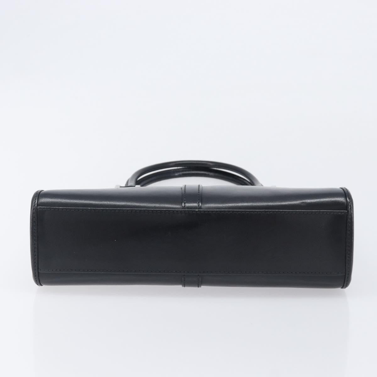 Gucci Jackie Leather Black Leather Tote Bag Bag (Pre-Owned)