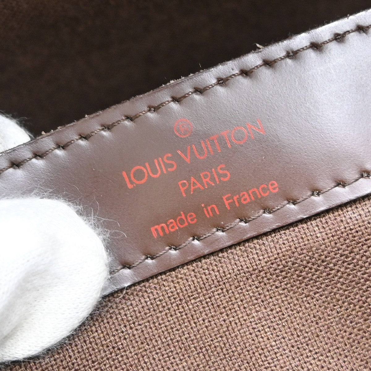 Louis Vuitton Naviglio Damier Brown Canvas Shoulder Bag Bag (Pre-Owned)