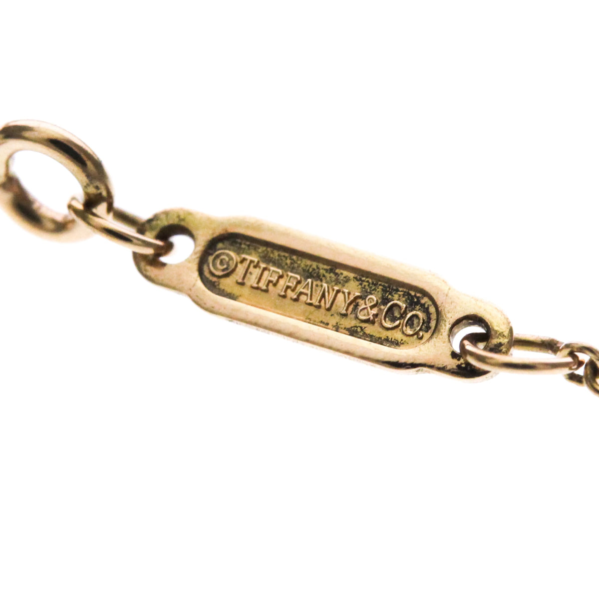 Tiffany & Co. T Smile Pendant 18K Rose Gold Pink Pink_Gold Necklace Jewelry (Pre-Owned)