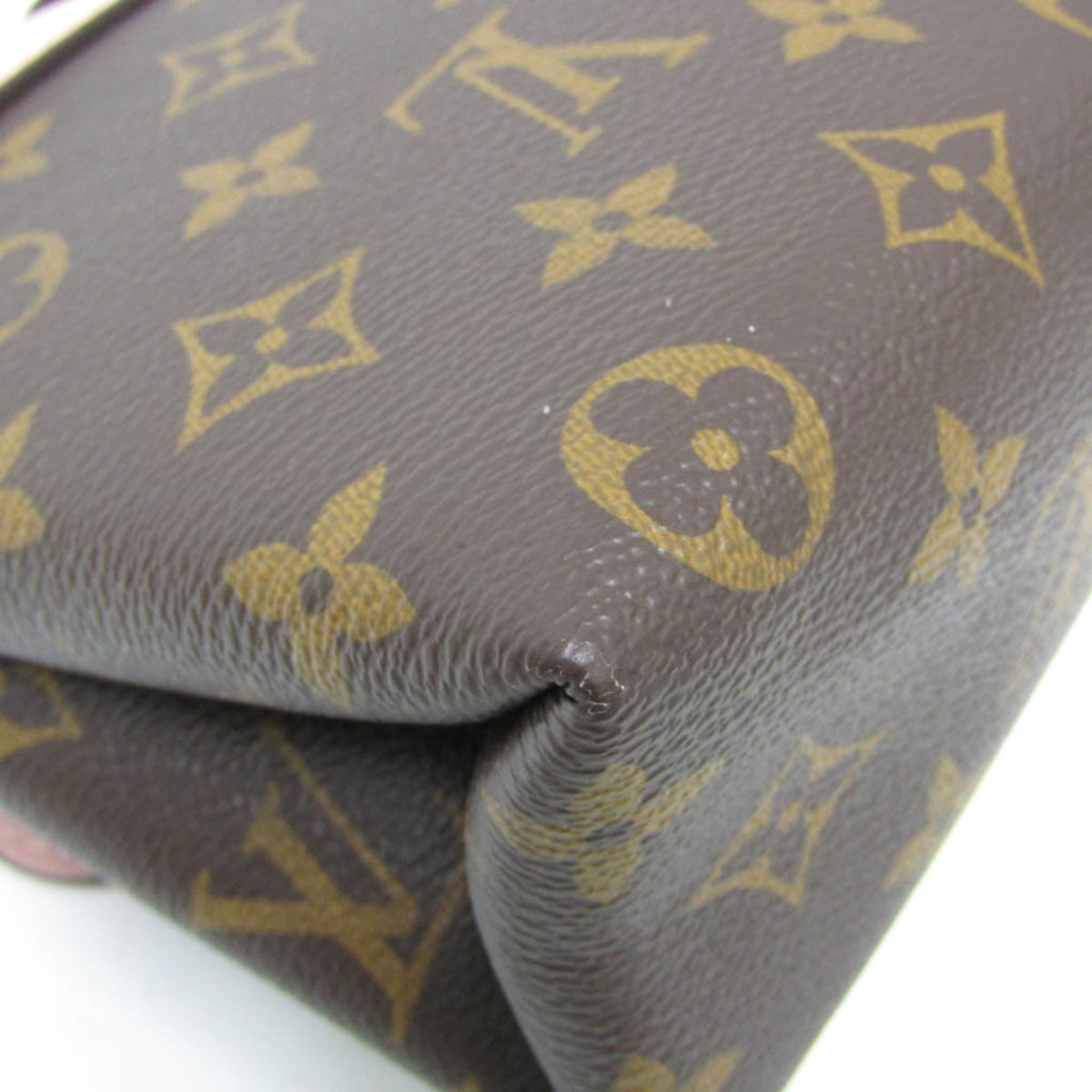 Louis Vuitton Locky Monogram Canvas With Leather Brown Canvas Handbag (Pre-Owned)
