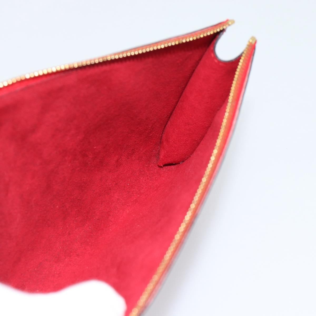 Louis Vuitton Pochette Accessoires Epi Red Leather Clutche & Pouche Bag (Pre-Owned)