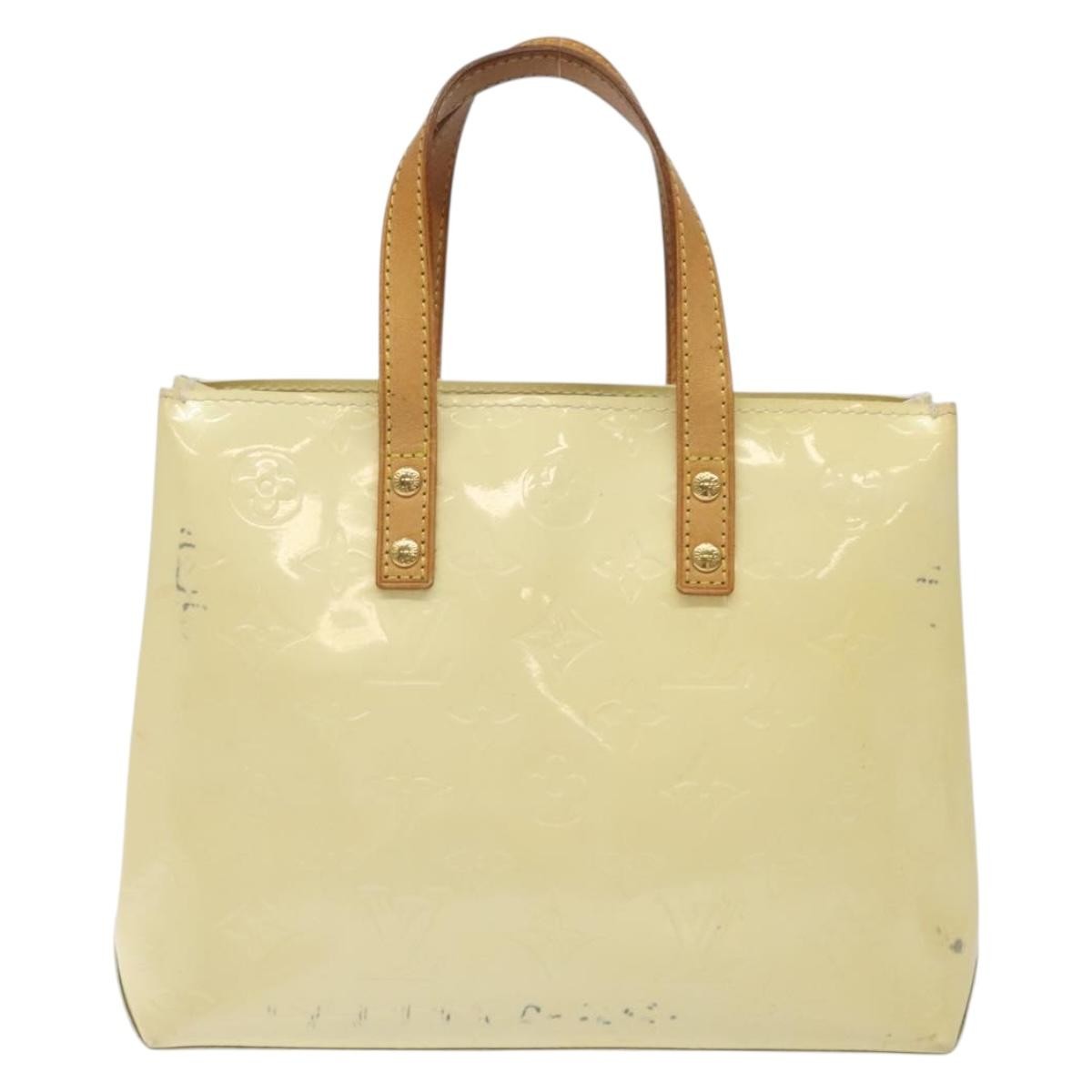 Louis Vuitton Reade Monogram Vernis Beige Patent_Leather Bag (Pre-Owned)