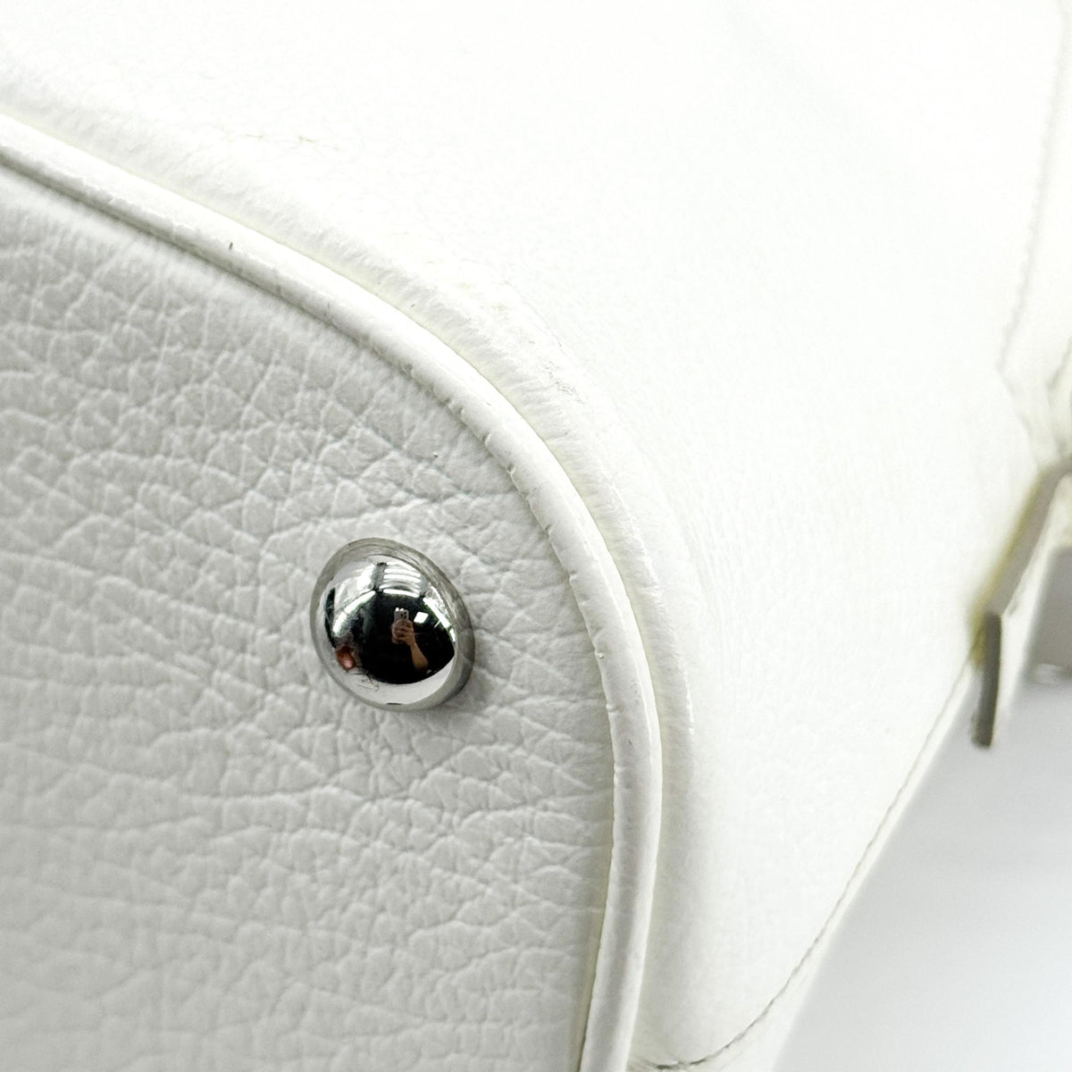 Maison Margiela Femme Micro Sac 5Ac Leather White Leather Shoulder Bag Bag (Pre-Owned)