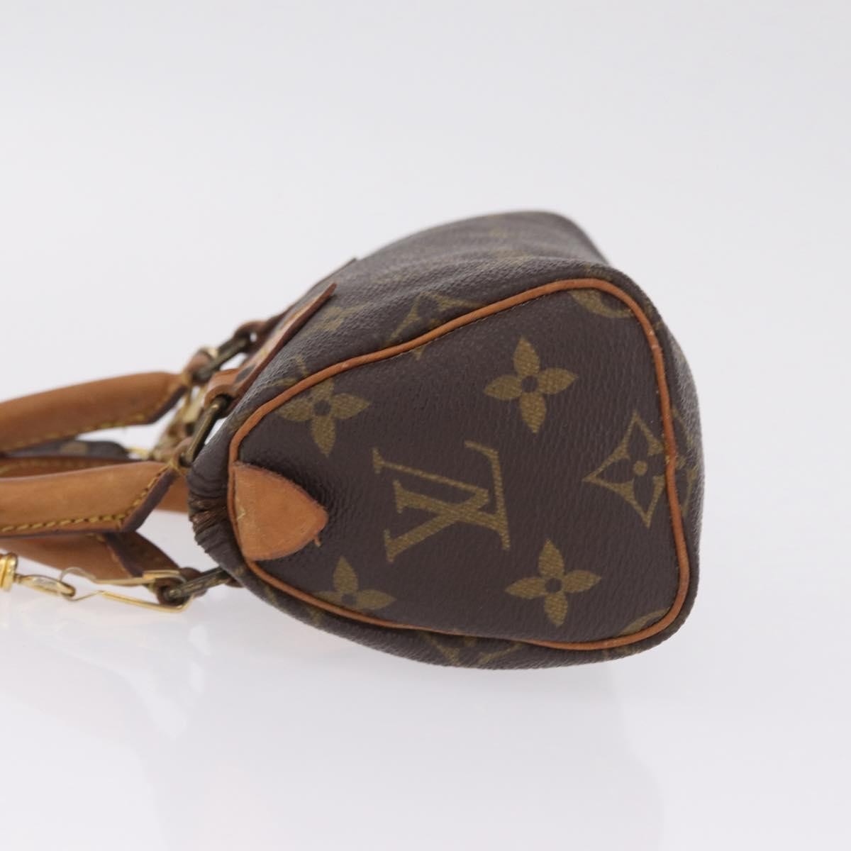 Louis Vuitton Speedy Mini Hl Monogram Canvas Brown Canvas Handbag (Pre-Owned)