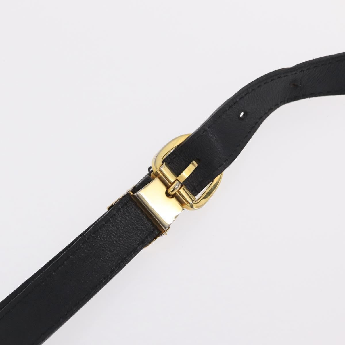 Christian Dior Trotter Shoulder Canvas Black Canvas Handbag (Pre-Owned)