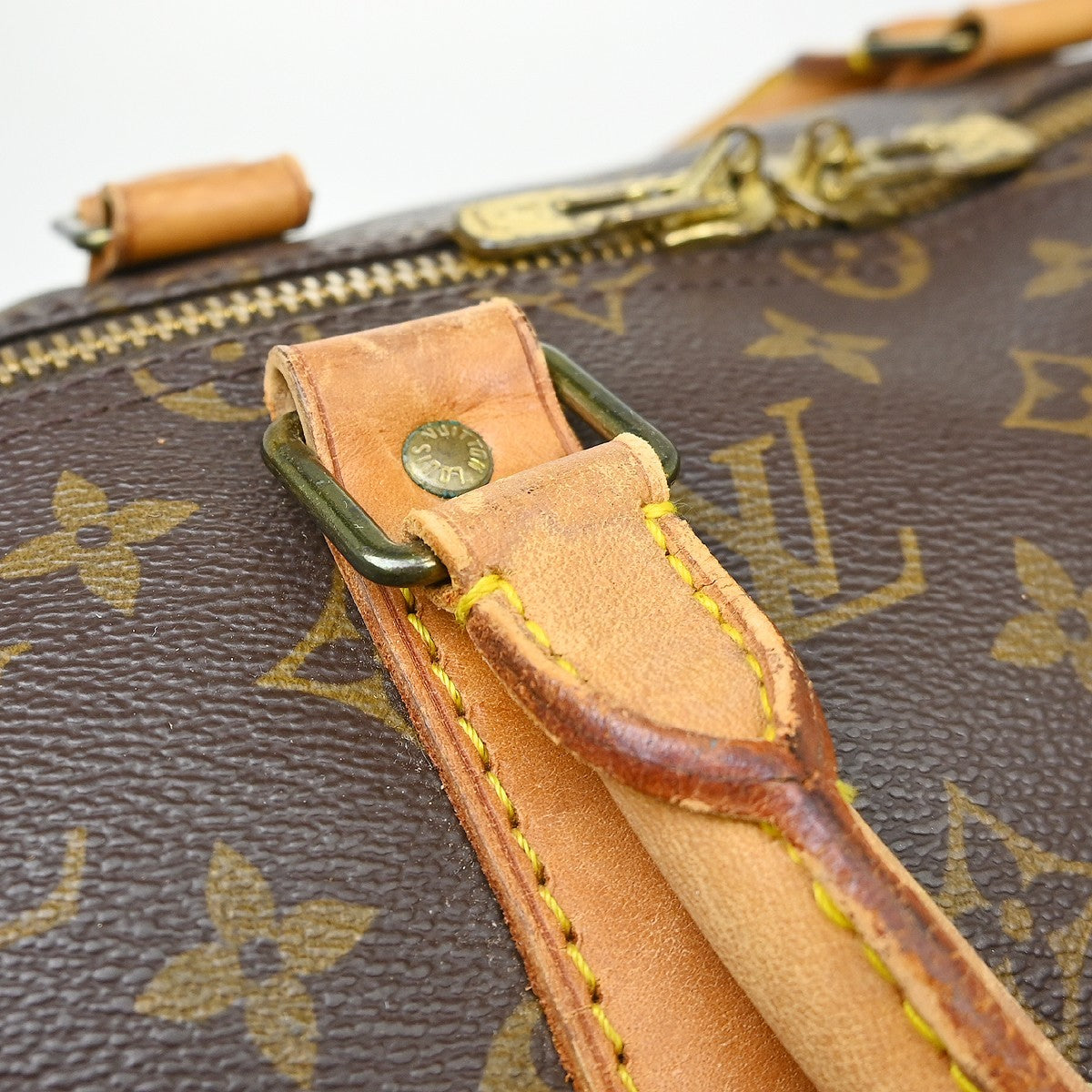 Louis Vuitton Keepall Monogram Canvas Brown Canvas Travel Bag Bag (Pre-Owned)