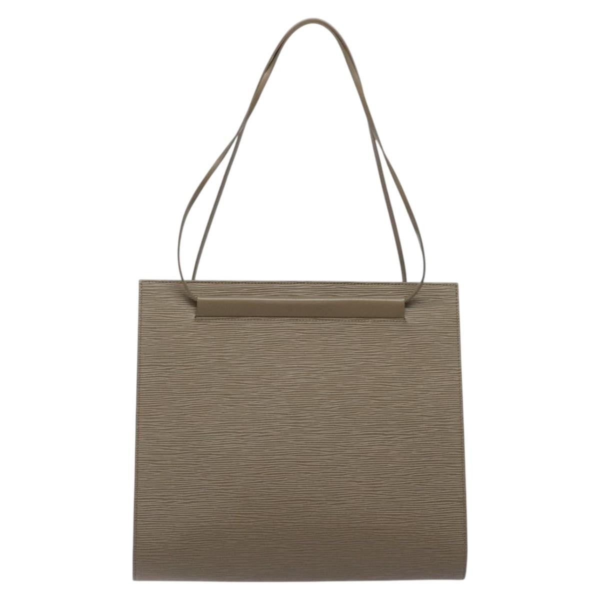 Louis Vuitton Saint Tropez Epi Leather Gray Leather Shoulder Bag Bag (Pre-Owned)
